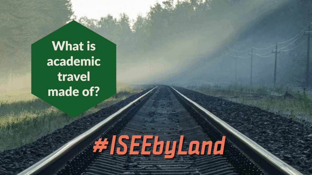 #ISEEbyLand marketing image with the hashtag